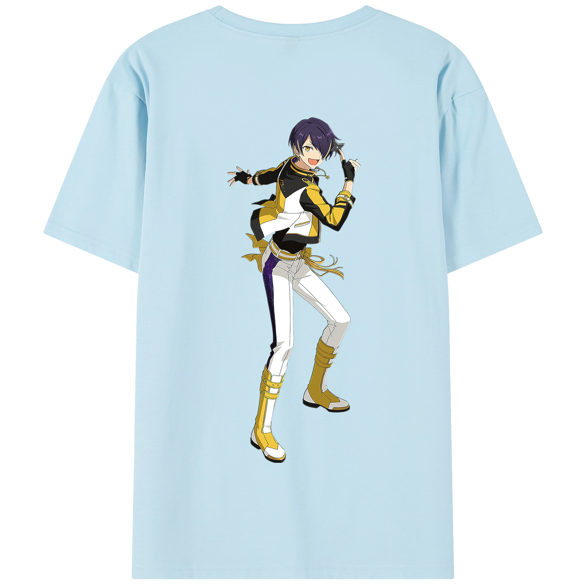 （画像用） あんさんぶるスターズ! Ensemble Stars 綿100％半袖Tシャツ（背面プリント）